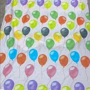 Tessitura zambaiti cotton birthday party balloon twin sheet set
